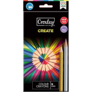 Croxley Create Value Pack Pencil Colours 14s PCL800GS