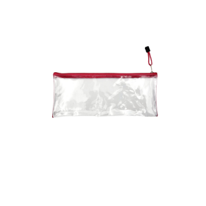 D'Afrique Clear Pencil Bag 33cm Pink
