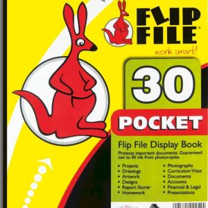 Kangaroo Flip File 30 Pocket Display Book
